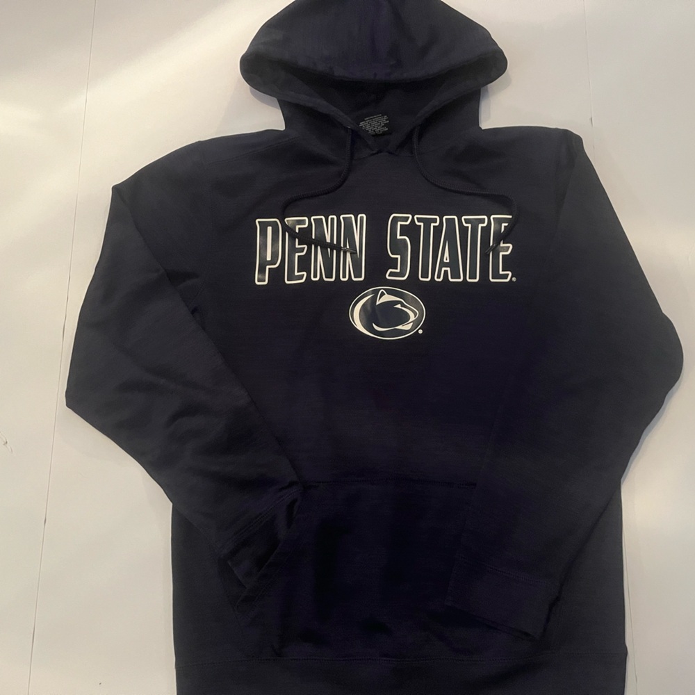Penn State University, Navy blue and white class pullover sweatshirt, Colosseum